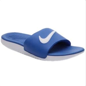 Nike Kawa Slides | kids sz 4 | blue | GUC